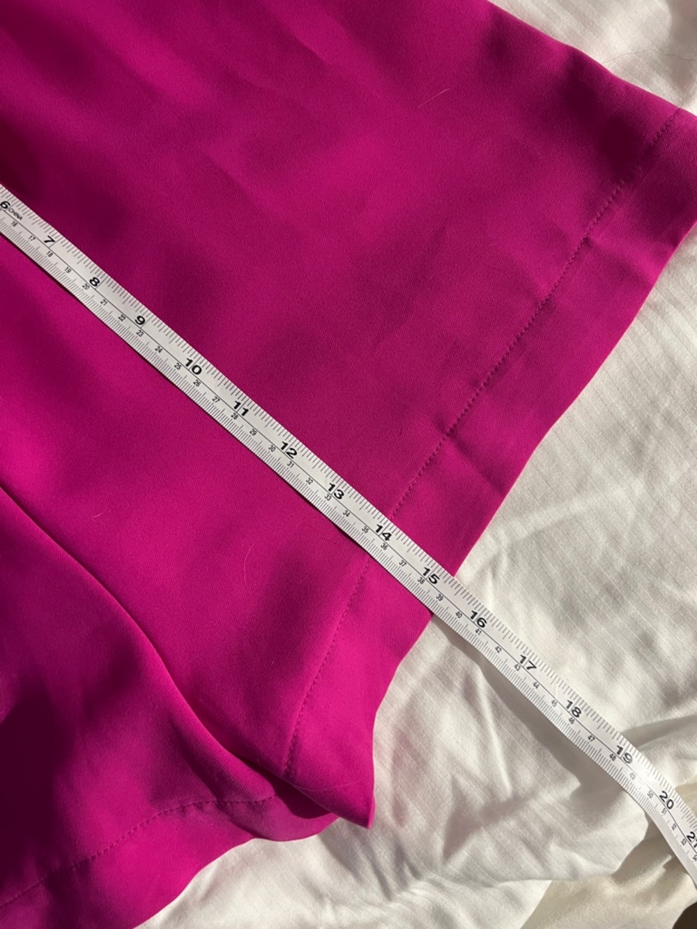 NWOT Judith March Southern Charm Fuchsia Skort Large Luxurious to the touch - Picture 9 of 9